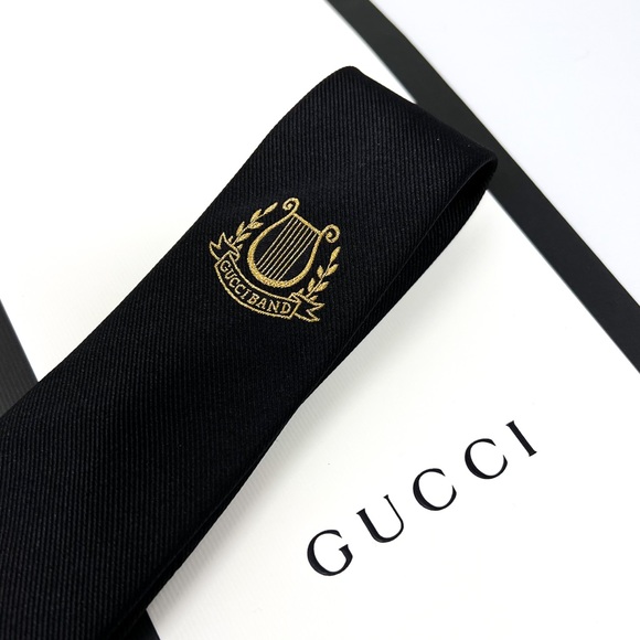 Gucci Accessories Gucci Mens Silk Black Tie Poshmark